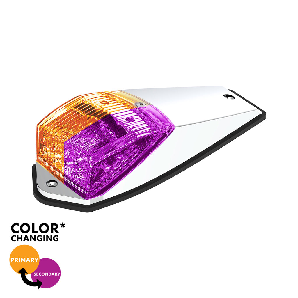 17 LED Grakon 5000 Cab Light Dual Color. Amber Clearance to Purple Auxiliary