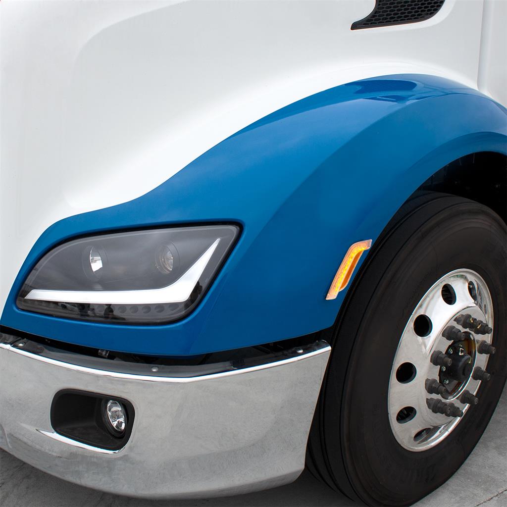 12 Amber LED Fender Turn Signal Light  2014-19 Peterbilt 579 2011-19 587 LH/RH