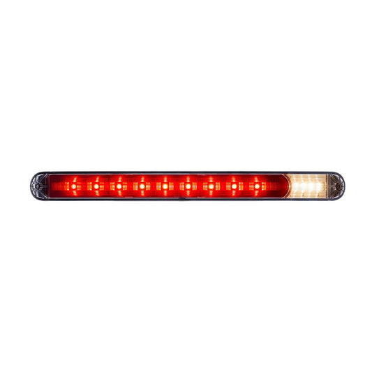 One Pair of Red 9 LED 17" Light Bars With 4 White LED Back Up Light