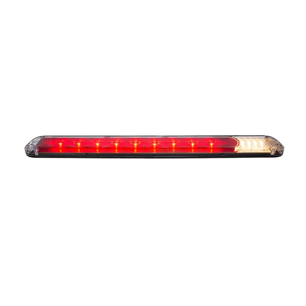 One Pair of Red 9 LED 17" Light Bars With 4 White LED Back Up Light