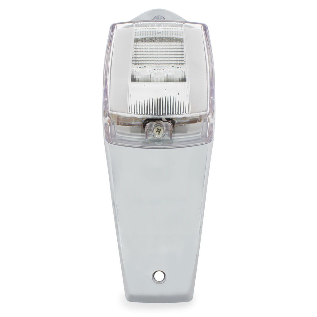 (1) 24 LED "GLO" Grakon 5000 Style Cab Light. Amber LED/Clear Lens KW W900 T800