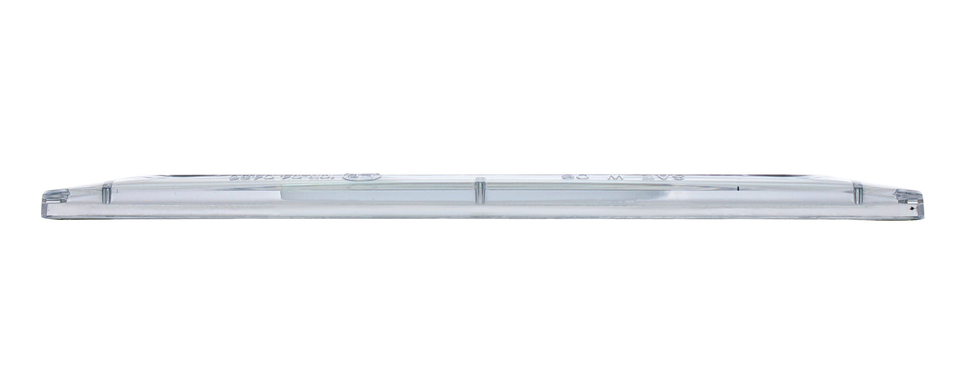 6 High Power LED Super Thin Warning Light - White LED/Clear Lens