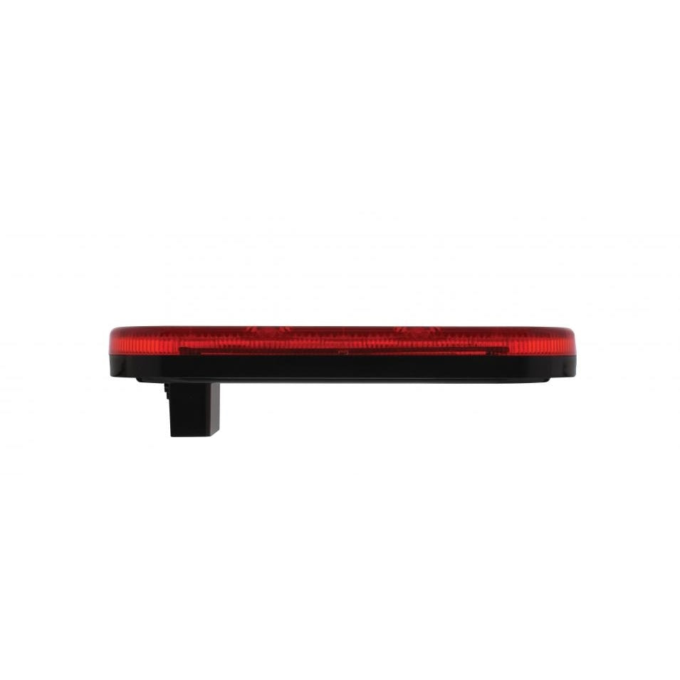Red 7 LED 6" Oval Trailer Truck Stop Turn Brake Tail Light Red Lens