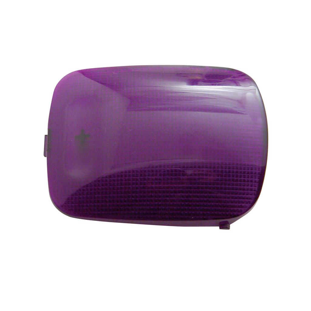 Rectangular Dome Light Lens and Round map Light Lens For 2006+ Peterbilt Purple