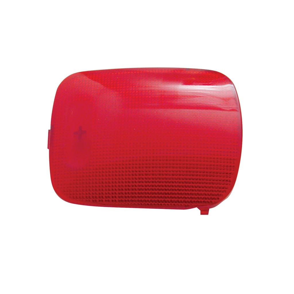 Rectangular Dome Light Lens and Round map Light Lens For 2006+ Peterbilt - Red