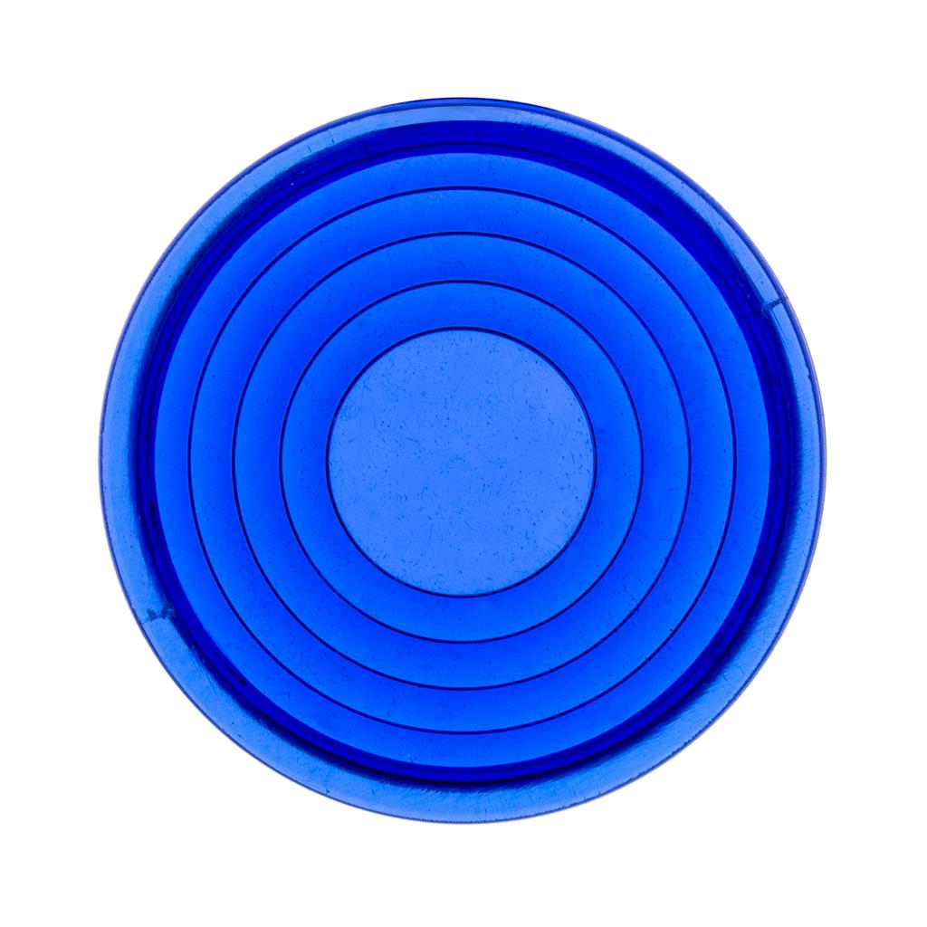 Rectangular Dome Light Lens and Round map Light Lens For 2006+ Peterbilt - Blue