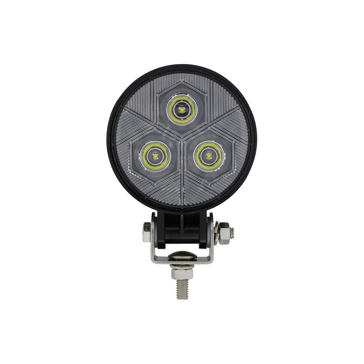 3 High Power LED Round Compact Work Spot Light Truck Tractor RV Trailer