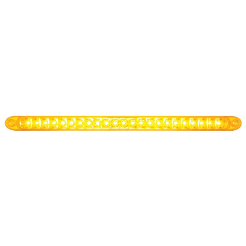 (2) 17" Slim Amber 23 SMD LED Truck Trailer RV Marker Running Turn Signal Lights
