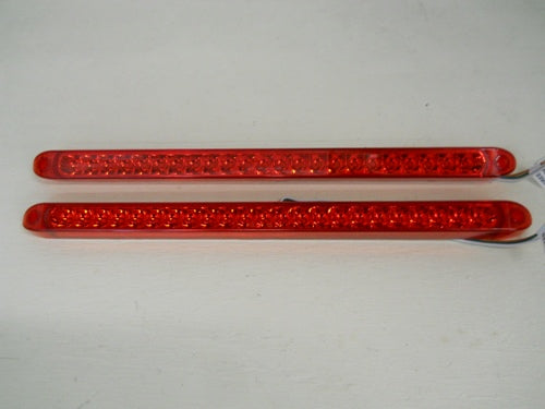 (2) 17" Slim Red 23 SMD LED Truck Trailer RV Bus Brake Stop Turn Tail Lights