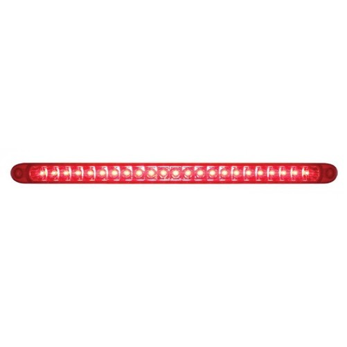 (2) 17" Slim Red 23 SMD LED Truck Trailer RV Bus Brake Stop Turn Tail Lights