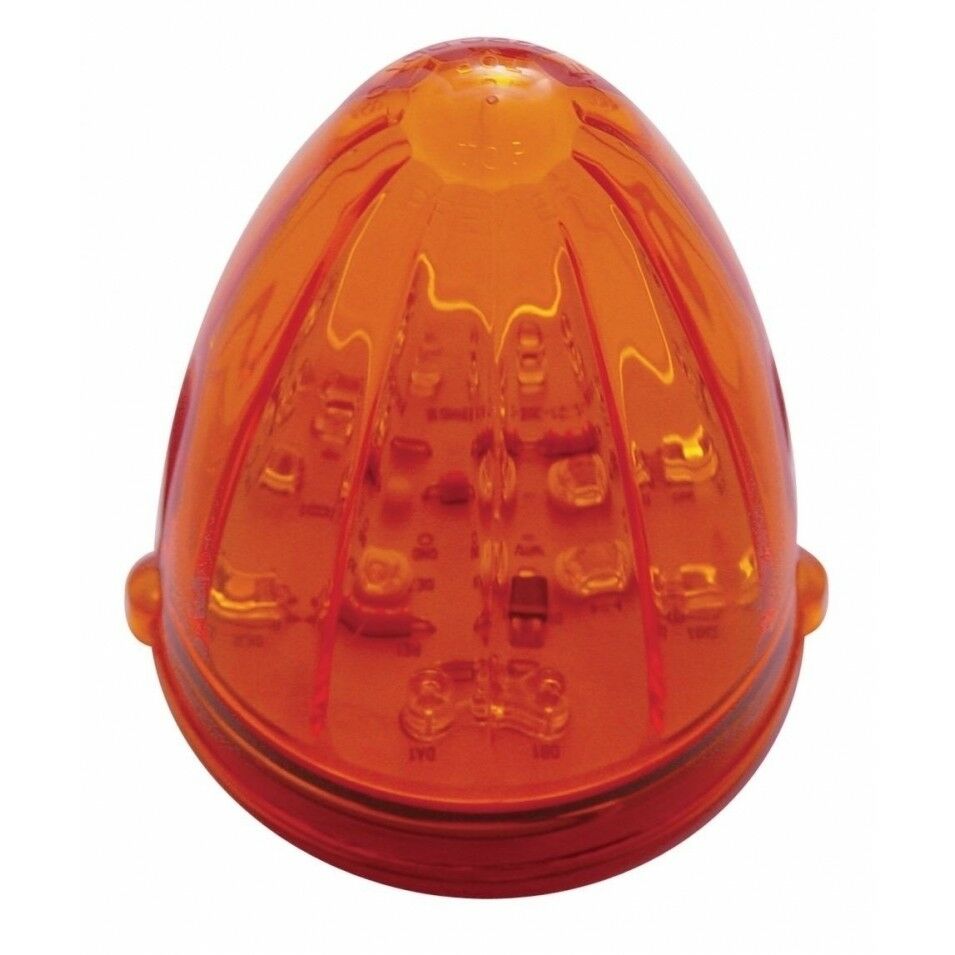 19 LED Watermelon Grakon 1000 Cab Light Kit - Amber LED/Dark Amber Lens