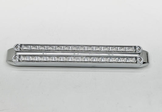 Dual 14 LED Light Bar. (Stop, Turn and Tail) Red LED with Clear Lens.