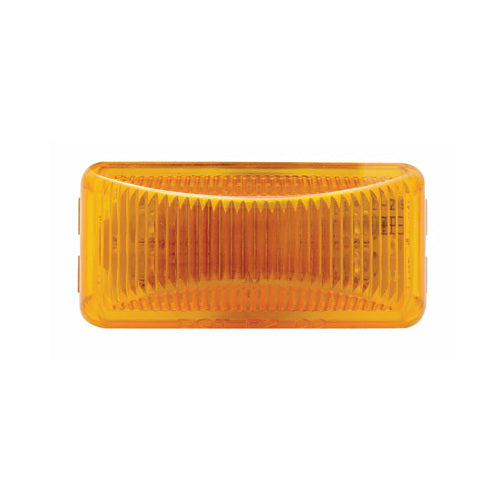 Amber 6 LED 2.5" Clearance Side Marker Light Kit / Grommet Mount / Wire Plug