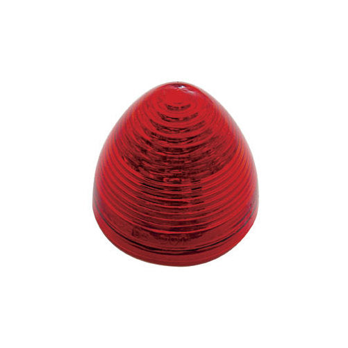 Red 2" Round 9 LED Truck Trailer Semi Side Marker Clearance Light Kit / Grommet