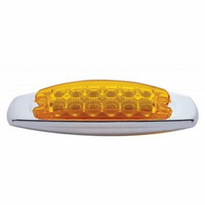 (1) Amber LED Truck Trailer Clearance Side Marker Light Reflective Style Design