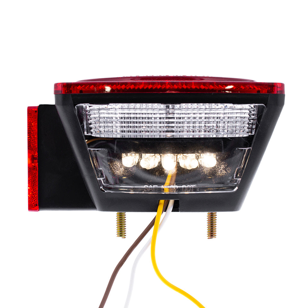 Over 80" Wide 12 LED Submersible Combination Taillight W/LED License Light.