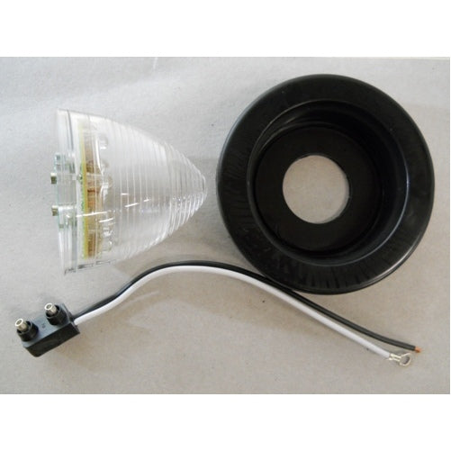 Clear Amber 2.5" Round 13 LED Truck Trailer Semi Side Marker Clearance Light Kit