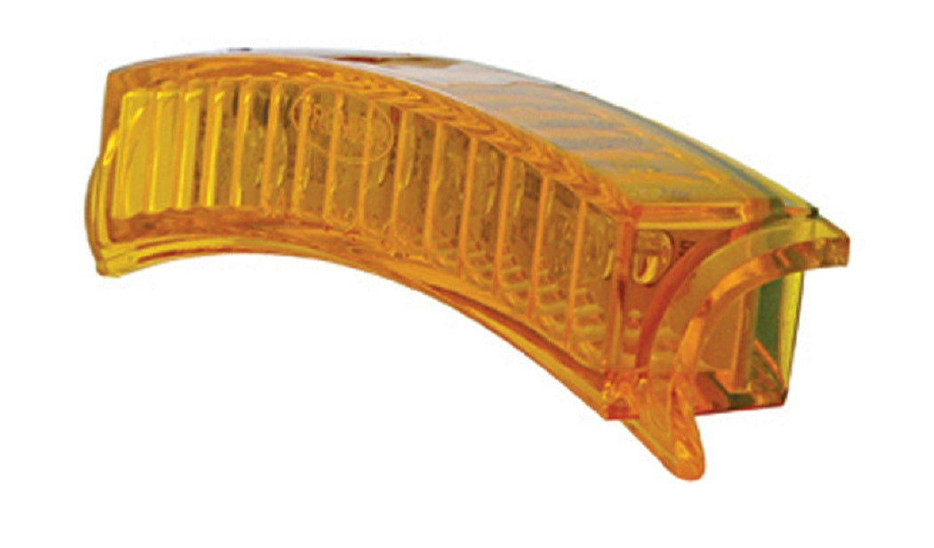 4 LED Headlight Turn Signal Light for 7" Headlight Bezels - Amber LED/Amber Lens