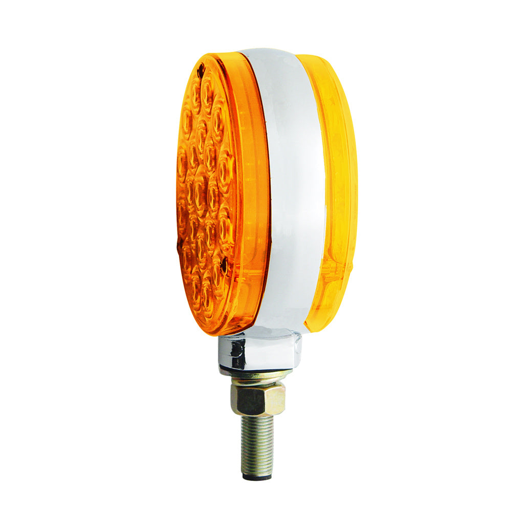 42 LED Double Face Turn Signal Light - Amber LED/Amber Lens