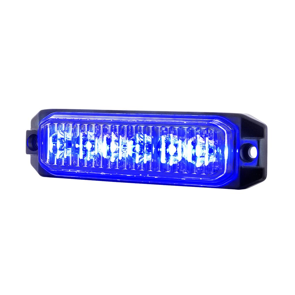 6 High Power LED "Competition Series" Slim Strobe Light - Blue