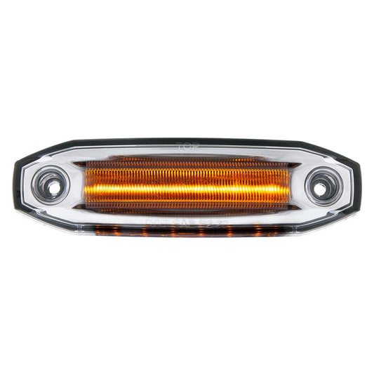 6 Amber LED Light (Clearance/Marker) With 6 Amber LED Side Ditch Puddle Light
