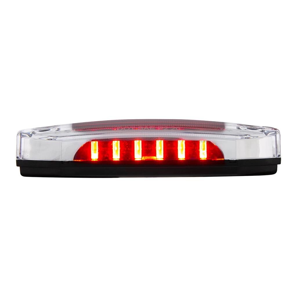 6 Red LED Light (Clearance/Marker) With 6 Red LED Side Ditch Puddle Light