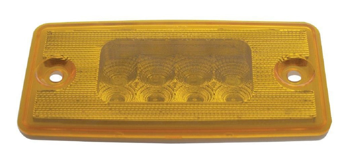 8 Amber LED Reflector Cab Light for Freightliner Century and Columbia Amber Lens
