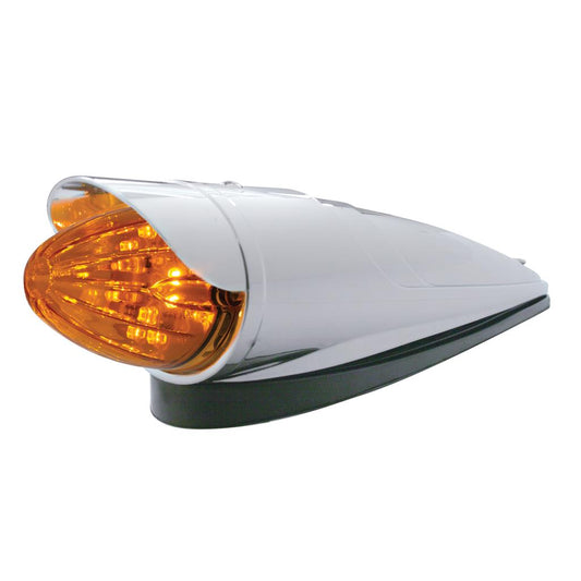 19 LED Watermelon Grakon 1000 Cab Light Kit W/ Visor - Amber LED/Amber Lens