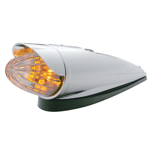 19 LED Watermelon Grakon 1000 Cab Light Kit W/ Visor - Amber LED/Clear Lens