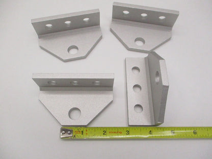 (4) Boat Pontoon Trailer Bolster Bunk Board Adjustable Swivel Aluminum Brackets