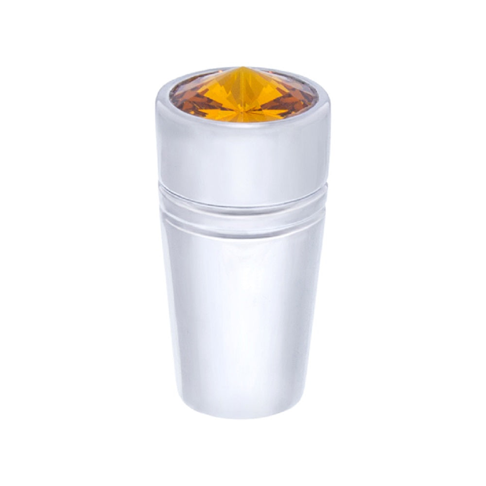 3-Pack Mini Toggle Switch 1" Extension with Amber Crystal for Peterbilt 379 359