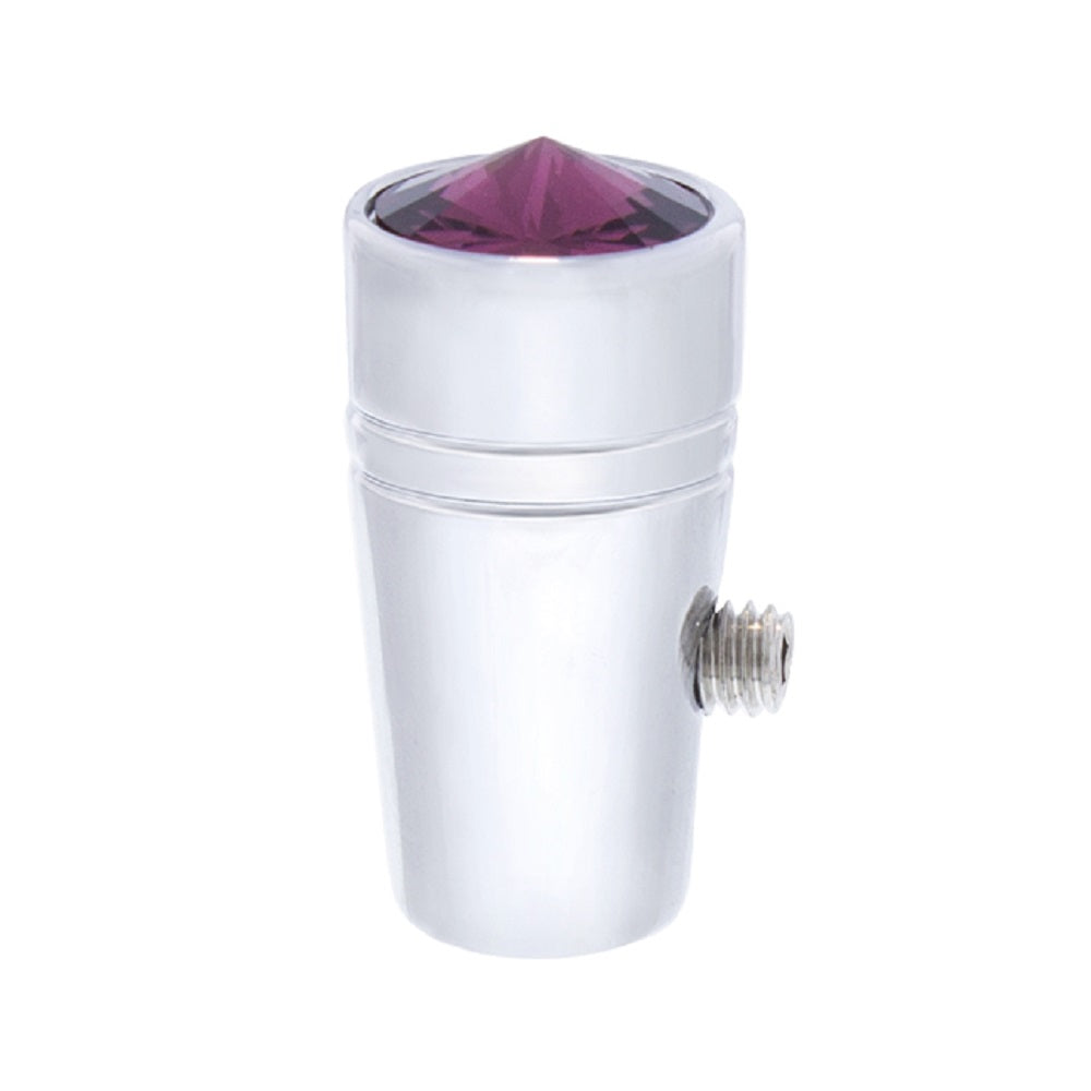 3-Pack Mini Toggle Switch 1" Extension with Purple Crystal for Peterbilt 379 359