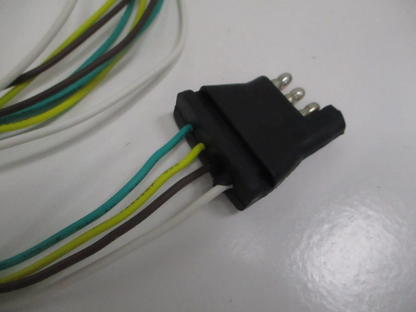 48" 4 Way Flat Plug Camper Boat Trailer Truck Car Wire Harness Connector Plug