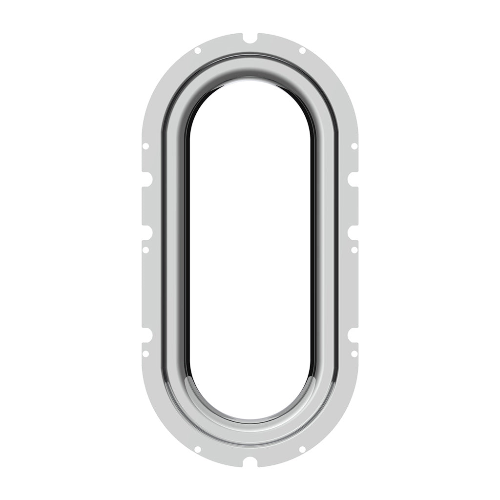 Chrome Interior View Window Trim, 1977-2004 Peterbilt 330,335,359,377,378,379
