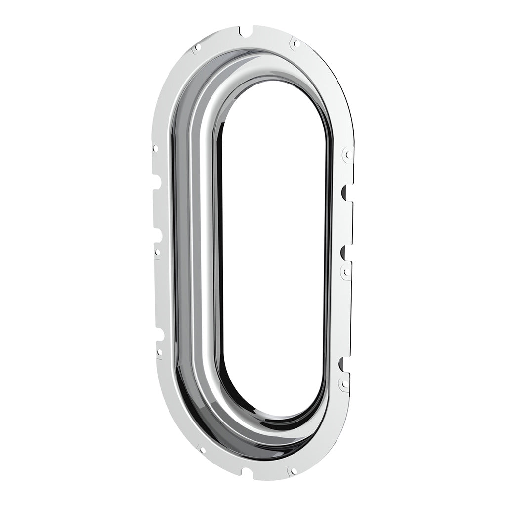 Chrome Interior View Window Trim, 1977-2004 Peterbilt 330,335,359,377,378,379