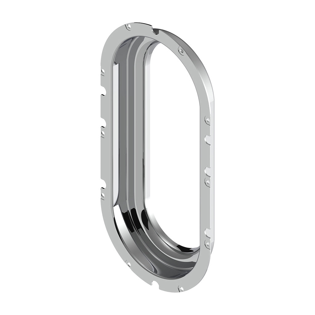 Chrome Interior View Window Trim, 1977-2004 Peterbilt 330,335,359,377,378,379
