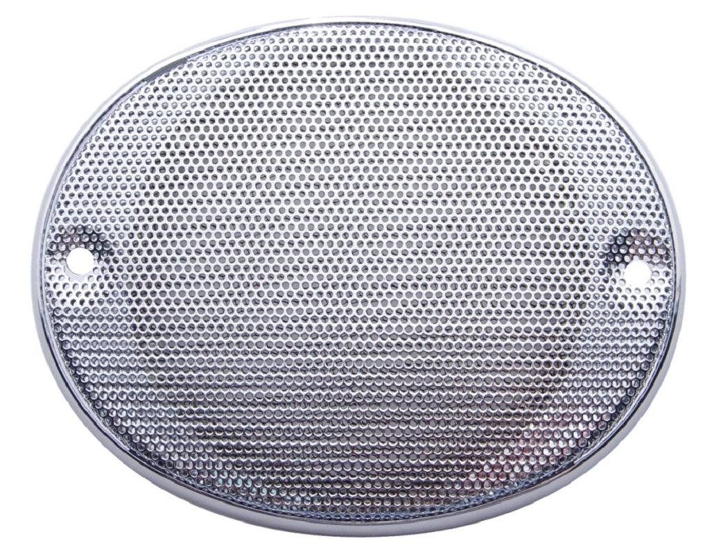 Chrome CB Radio Speaker Cover  Fits Kenworth W900L/T600 1993-05 and T800 1986-05