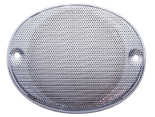Chrome CB Radio Speaker Cover  Fits Kenworth W900L/T600 1993-05 and T800 1986-05