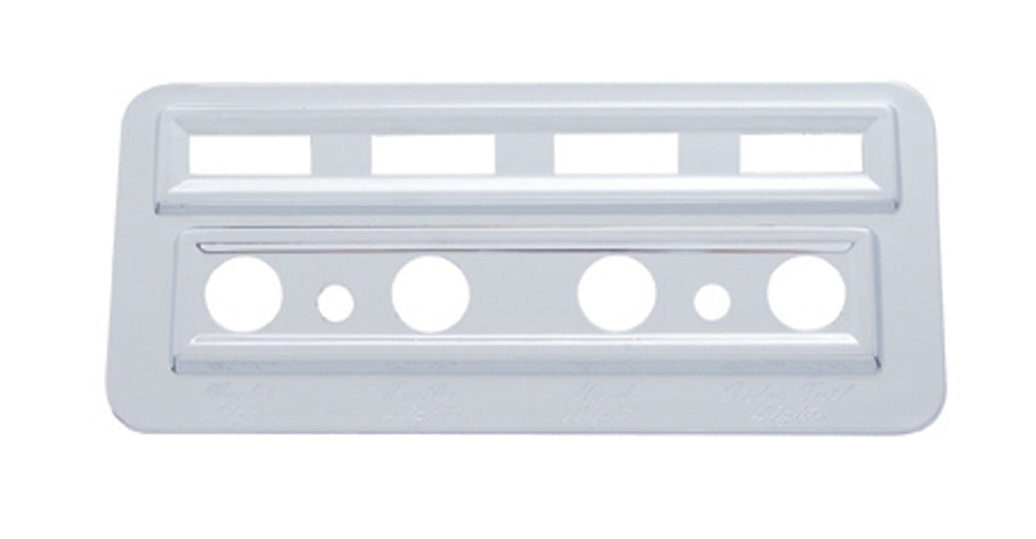 Chrome Plastic Light Switch Indicator Trim 2002-05 Fits Kenworth W900/T800/T600/T2000