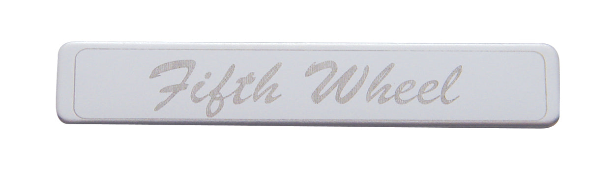 Chrome Plastic Fifth Wheel Rocker Switch Cover Stainless Plaque fits Peterbilt
