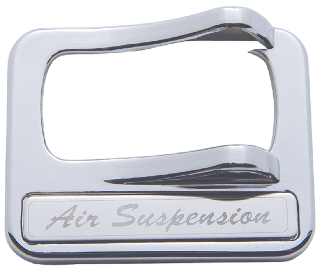 Chrome Plastic Air Suspension Rocker Switch Cover Stainless Plaque fits Peterbilt