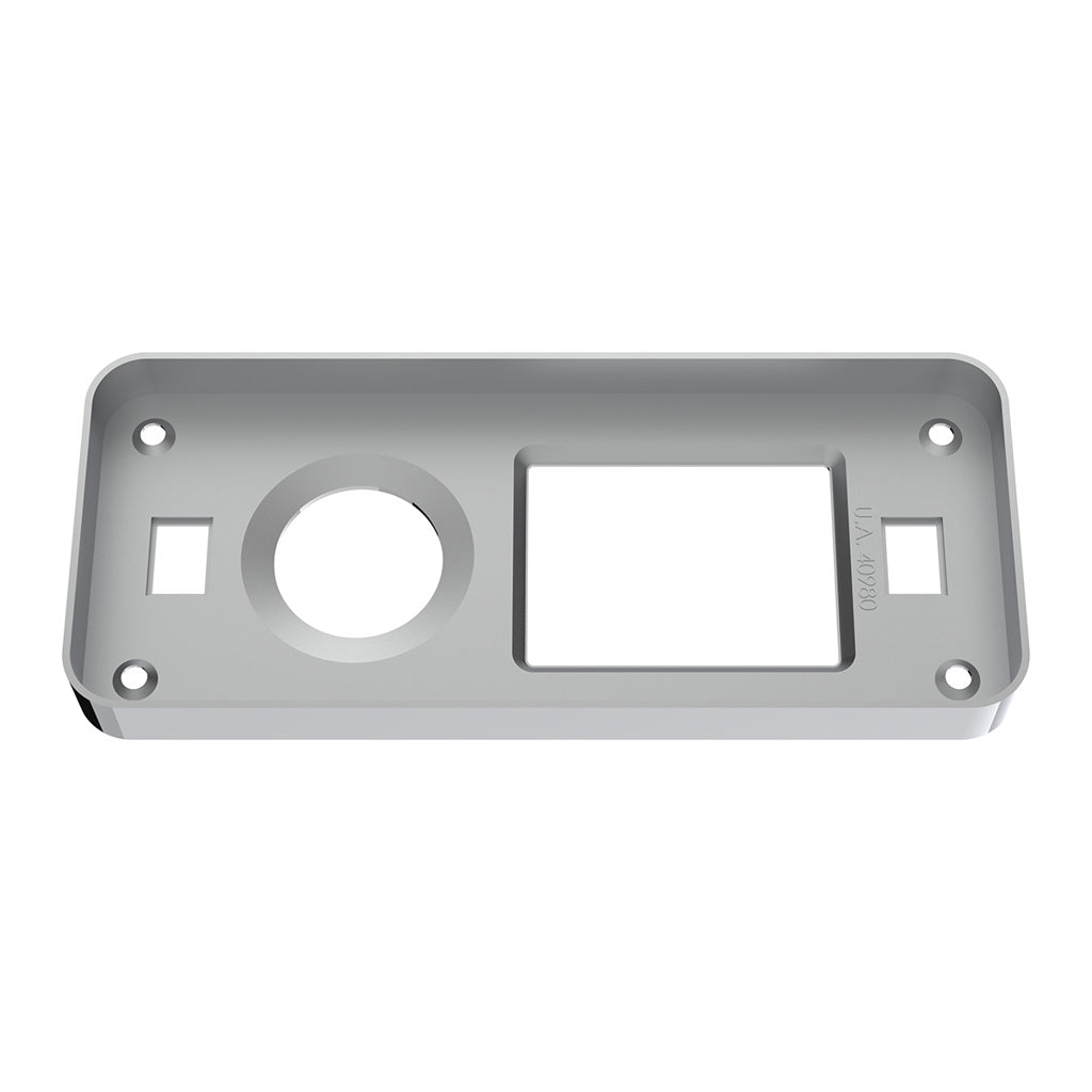 Chrome Plastic Dome Light Cover Swivel Light Hole Peterbilt 386 06-10, 387 99-10