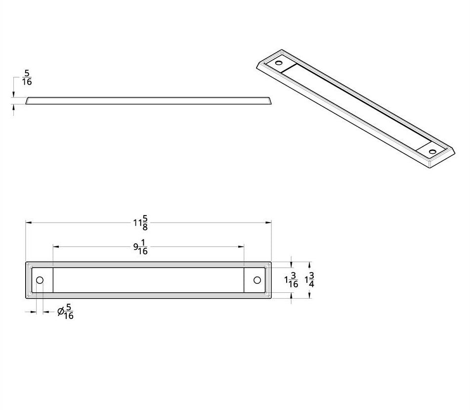 Chrome Plastic Headliner Warning Bezel Fits Kenworth W900 1990-05 T800/T600 1993-05