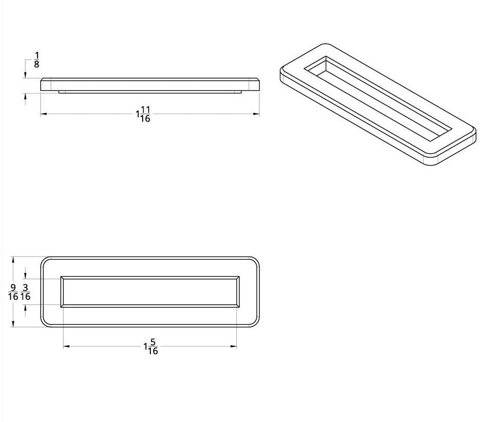 (6) Indicator Label Trim for Freightliner Classic/FLD 1989-2010