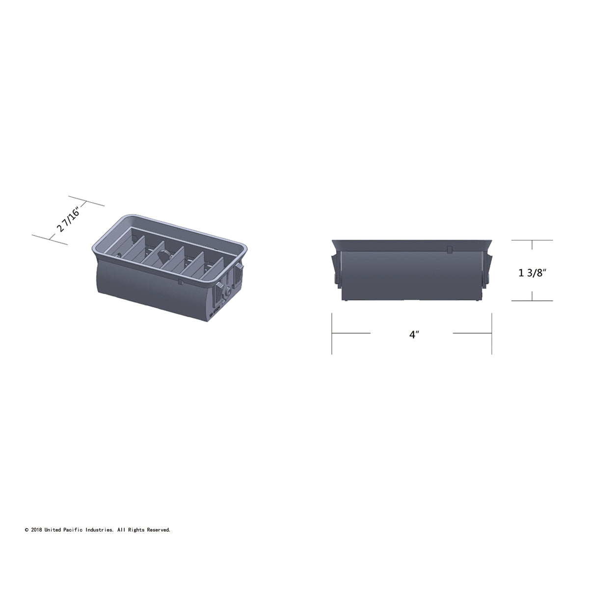 A/C Vent For 1989-2010 Freightliner FLD/Classic - Center Dash