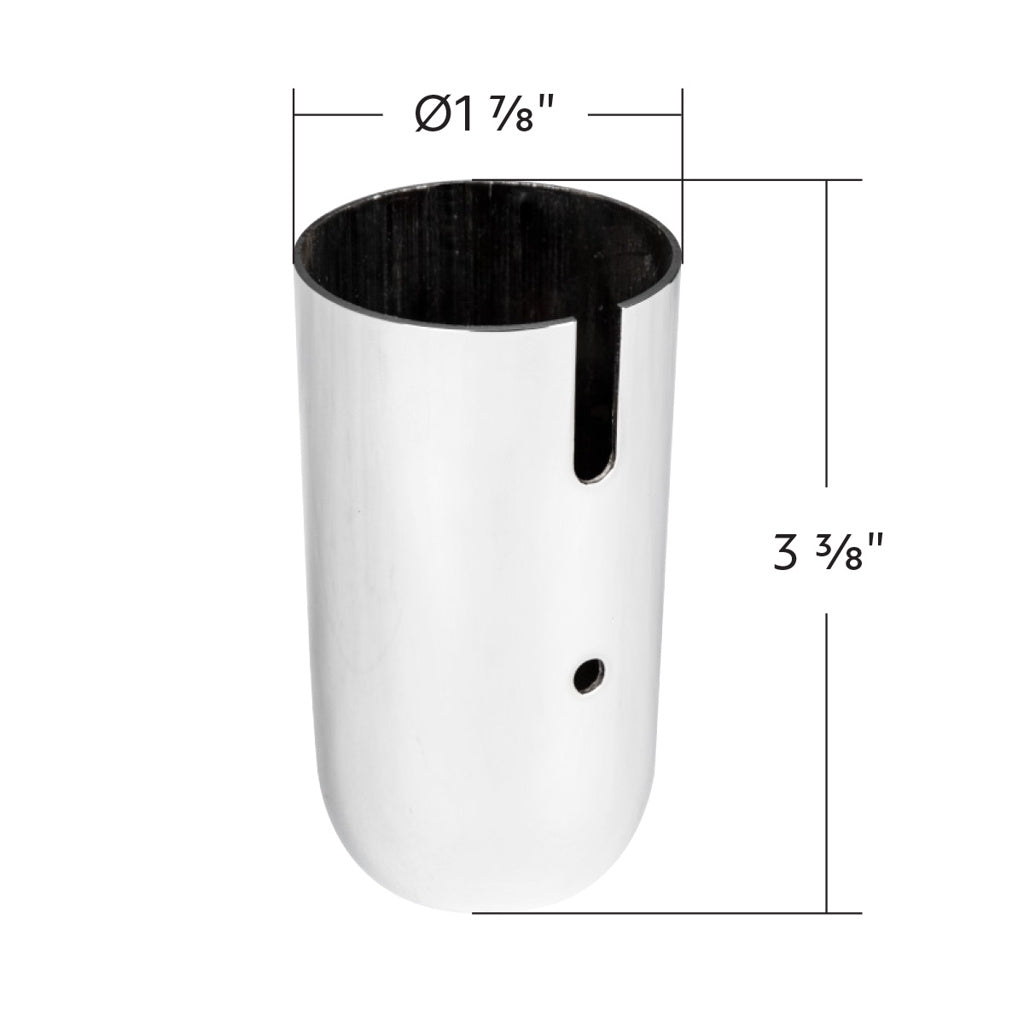 Lower Gear Shift Shaft Cover w/Curved Bottom for Eaton Fuller, Chrome Steel