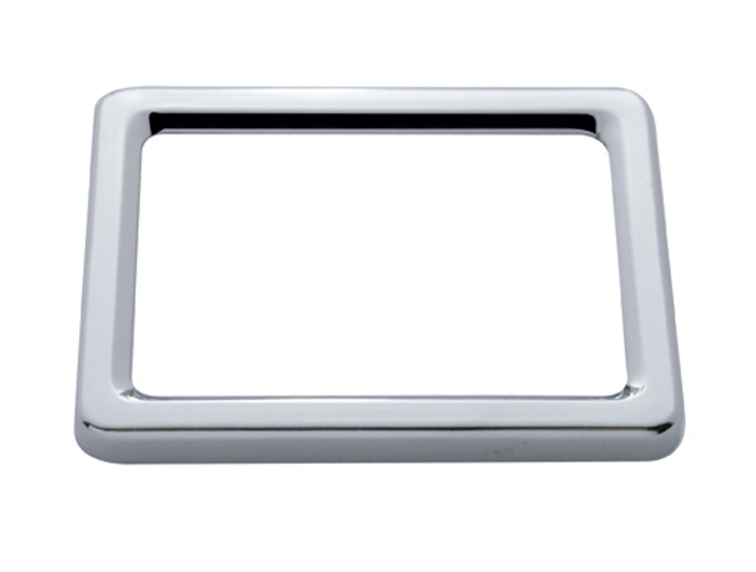 Chrome Plastic Fits Kenworth Center Dash Indicator Bezel with Manual Transmissions