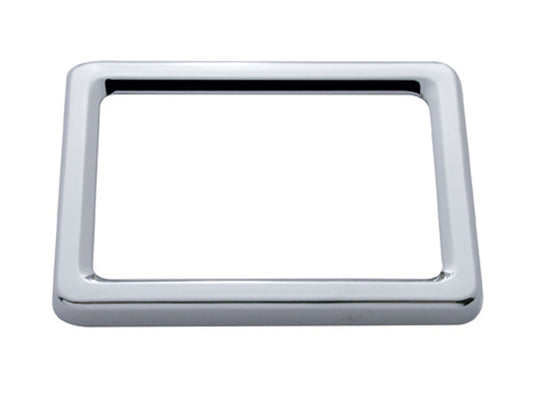 Chrome Plastic Fits Kenworth Center Dash Indicator Bezel with Manual Transmissions