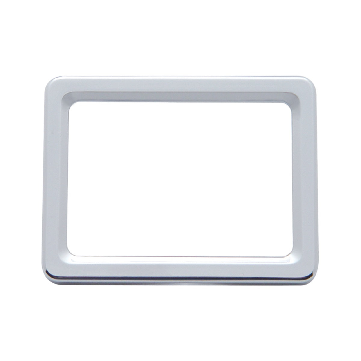 Chrome Plastic Fits Kenworth Center Dash Indicator Bezel with Manual Transmissions