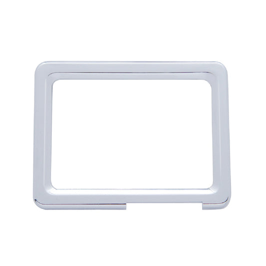 Chrome Plastic Fits Kenworth Center Dash Indicator Bezel with Automatic Transmissions
